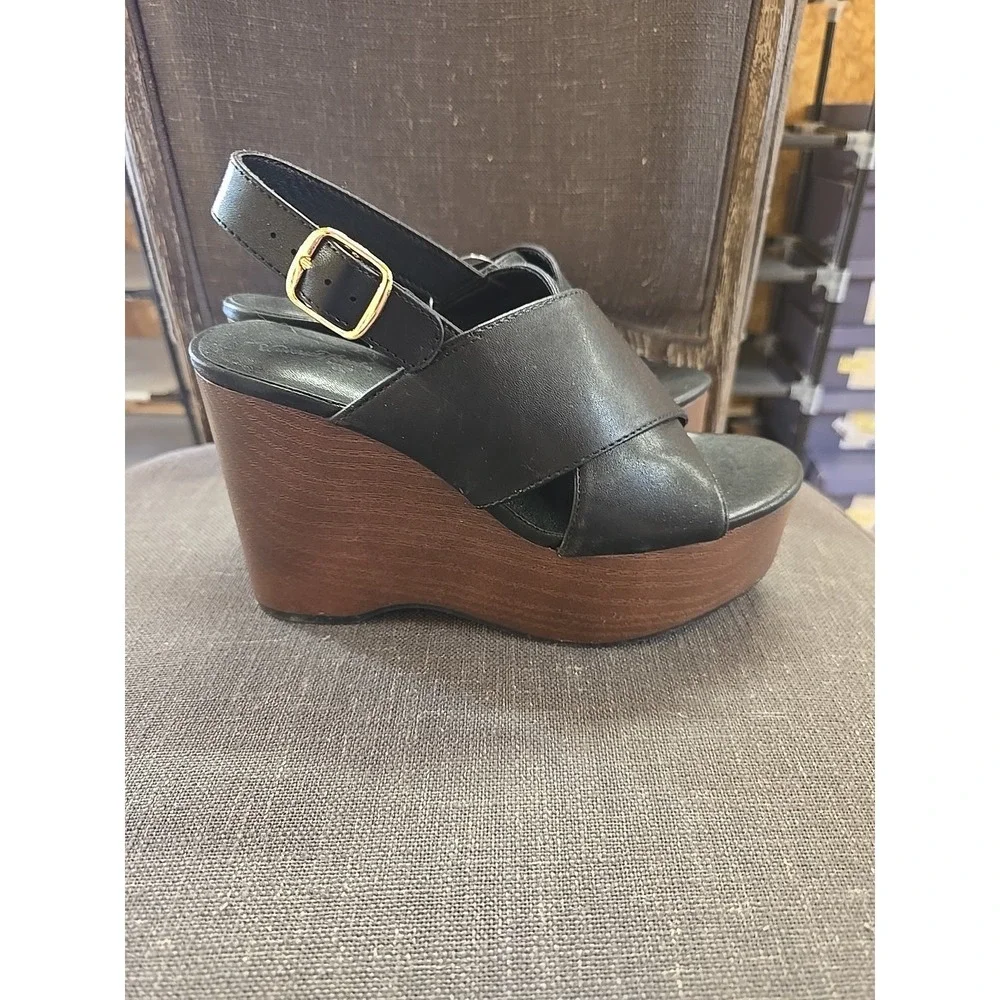 Women's Naomi Wood Wedge Heels with Memory Foam Insole - Universal Thread Size 6
